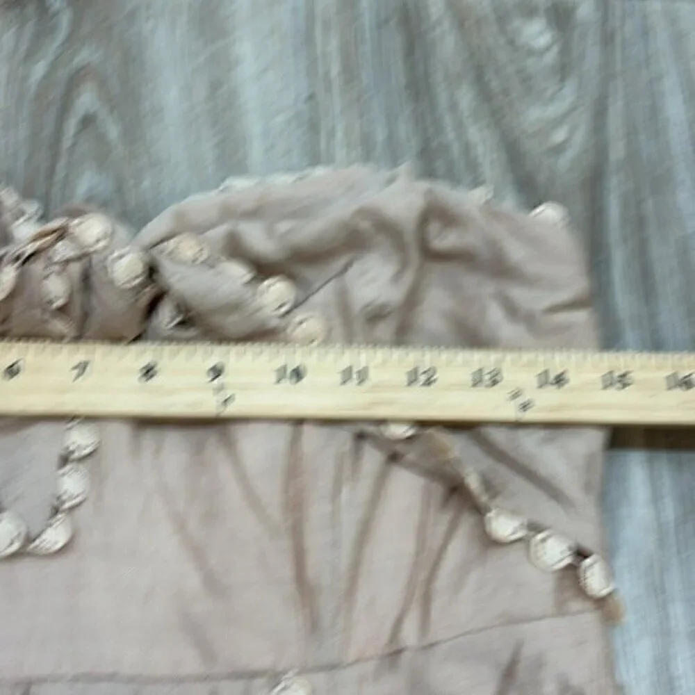Saints & Secrets beige romper size Medium  NWT bohemian - Picture 5 of 8